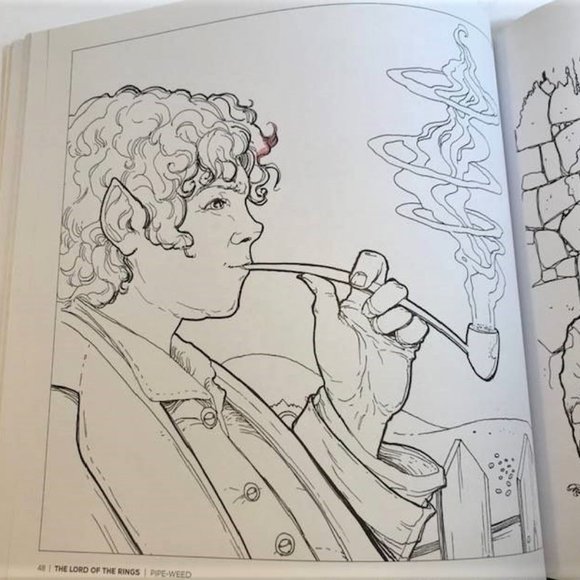 Tolkien's World Colouring Book - Picture 6 of 6